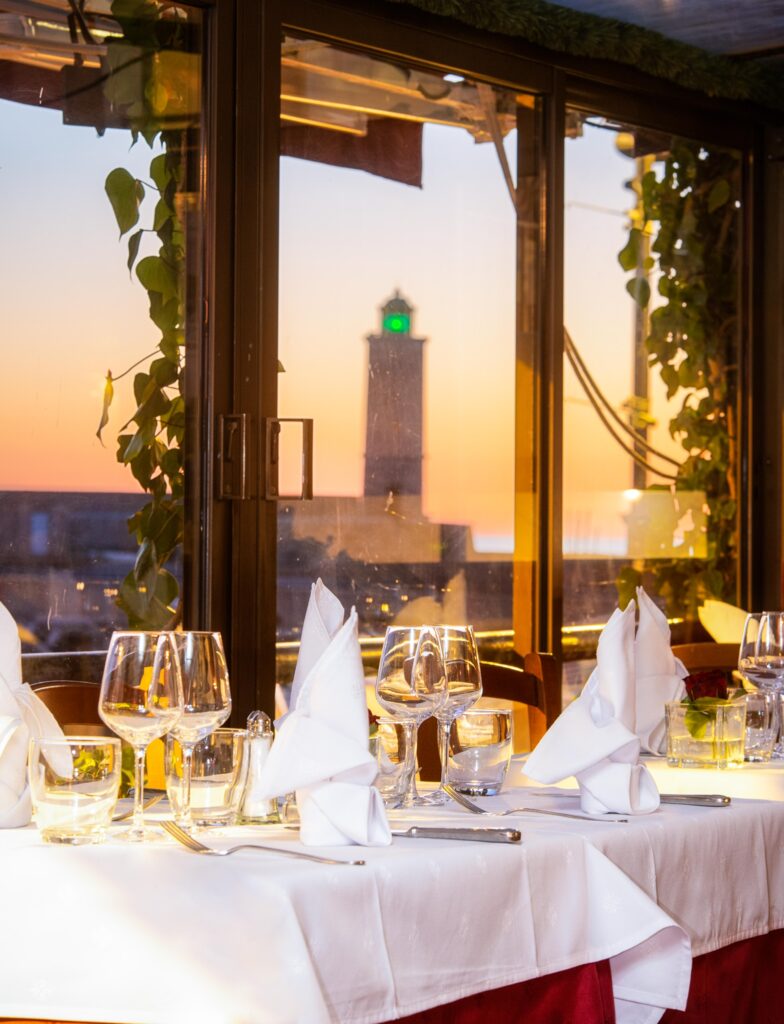 Diner face aux port de Cassis