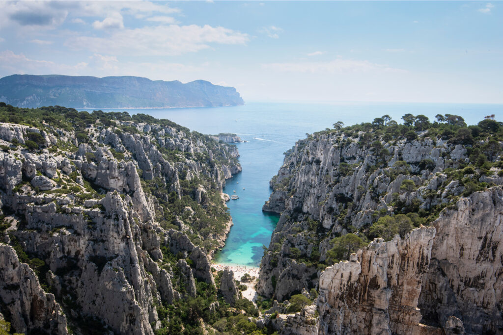randonnée dans le parc national des calanques de Cassis