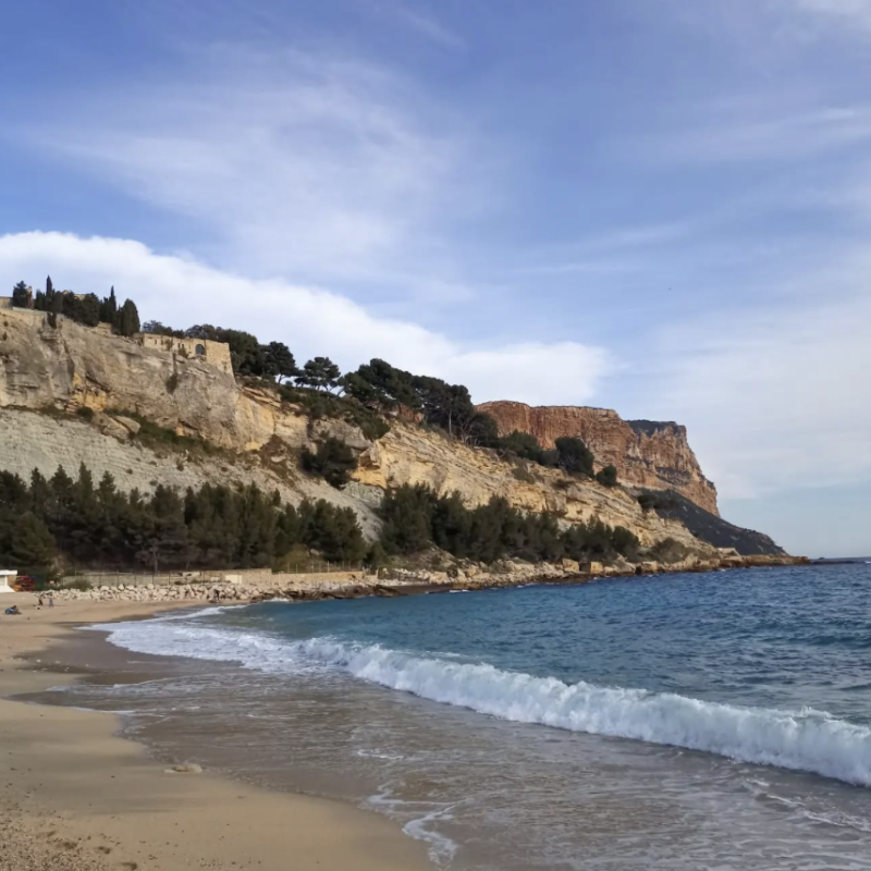 plage de la grande mer plage de Cassis